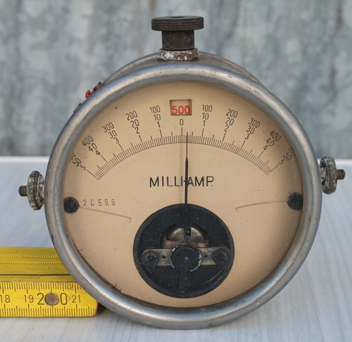 Frühes milli amperemeter - frühes, milli-amperemeter