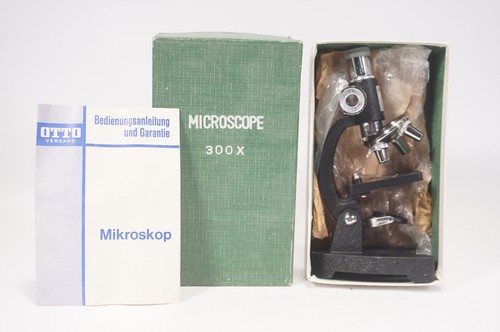 Vintage mikroskop panorama - mikroskop,